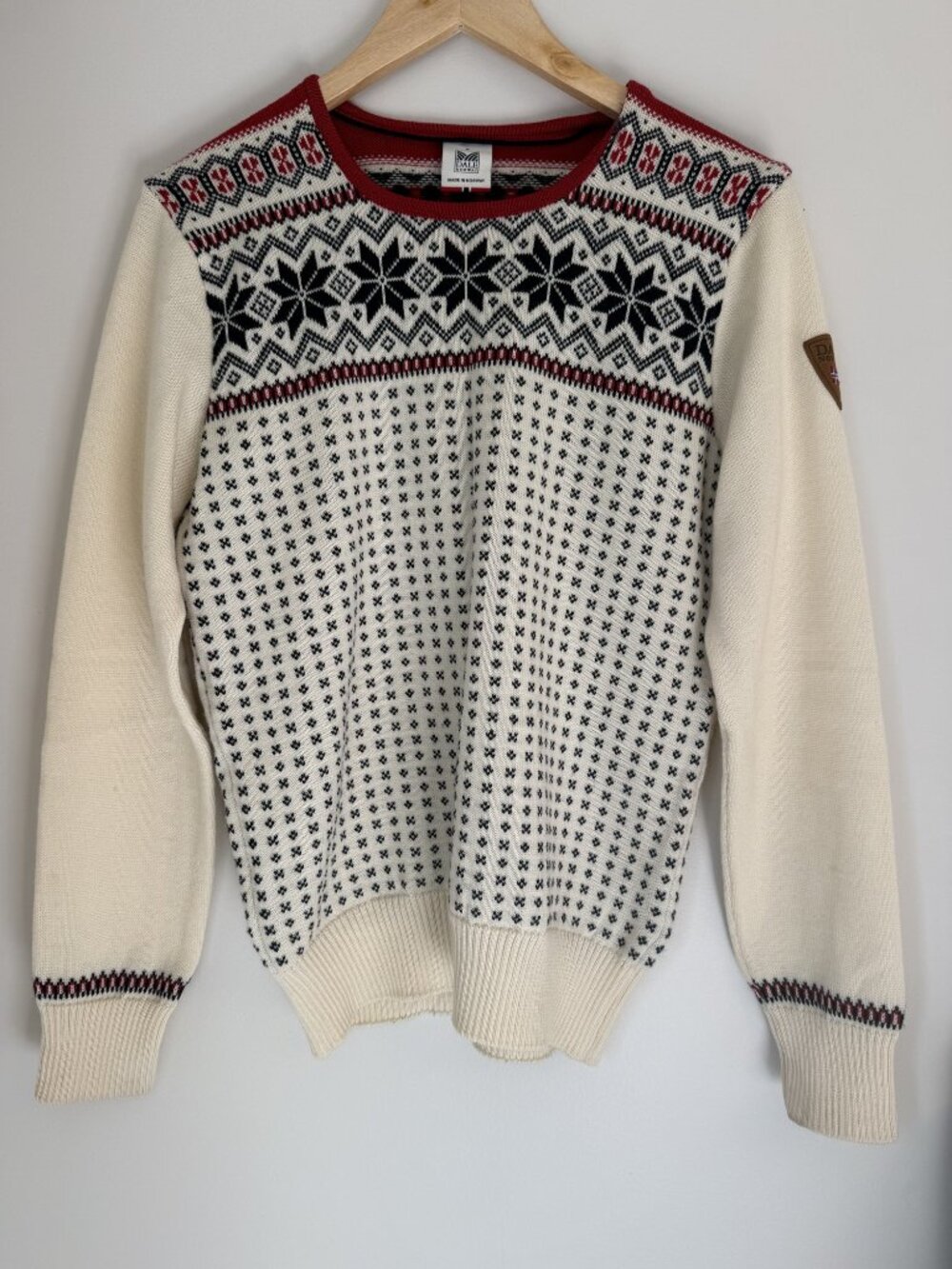 Dale of Norway Wool Fair Isle Crewneck Sweater, Women's M